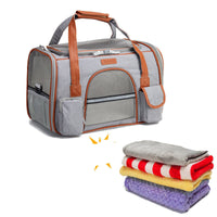 HKM-1023037 Portable Foldable Dog and Cat Backpack with Large Capacity and Optional Blanket or Mat