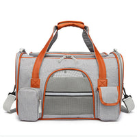 HKM-1023037 Portable Foldable Dog and Cat Backpack with Large Capacity and Optional Blanket or Mat