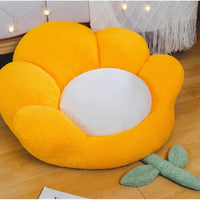 HKM-1024061 Flower-Shaped Soft Cat and Dog Nest Bed, Non-Slip Comfortable Cushion for Small Pets