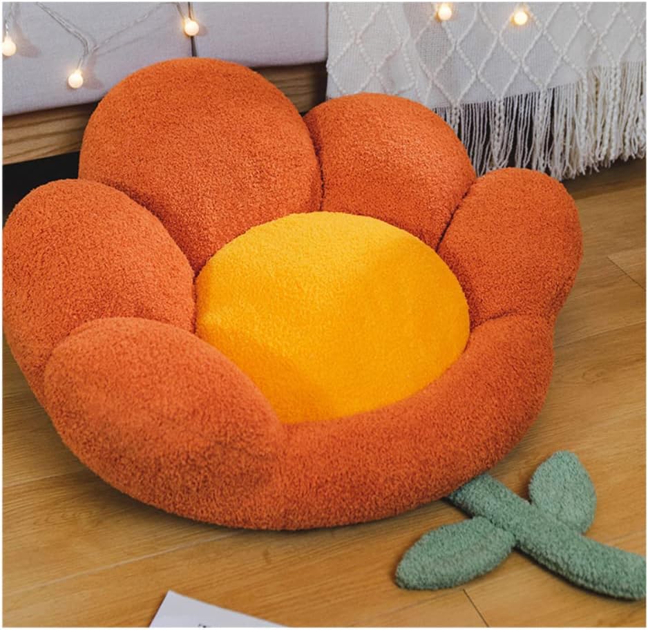 HKM-1024061 Flower-Shaped Soft Cat and Dog Nest Bed, Non-Slip Comfortable Cushion for Small Pets