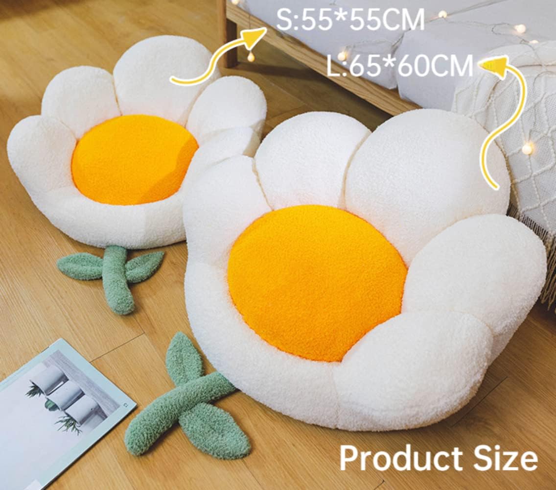 HKM-1024061 Flower-Shaped Soft Cat and Dog Nest Bed, Non-Slip Comfortable Cushion for Small Pets