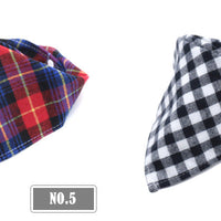HKM-1024189 Scottish Cotton Triangle Scarf - Soft, Lightweight Fabric