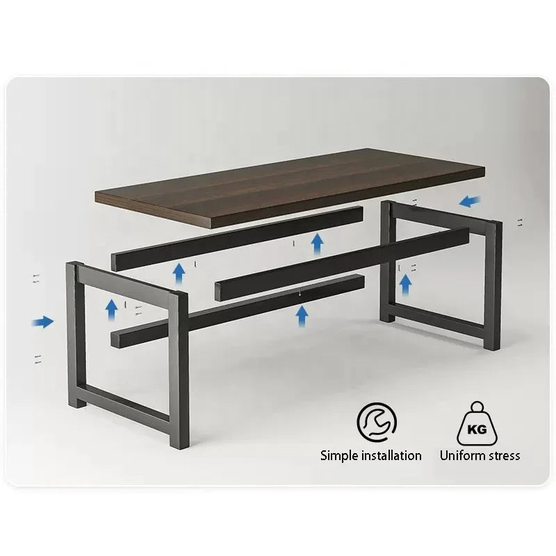 HKM-102419 Modern Executive Office Desk - Stylish Work Table for Efficient Office Spaces