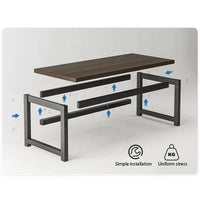 HKM-102419 Modern Executive Office Desk - Stylish Work Table for Efficient Office Spaces