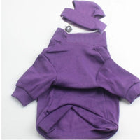 HKM-1024957 Casual Cotton Pet Shirt for Small and Medium Dogs in Black, White, Orange, Light Blue - Autumn/Winter Wear
