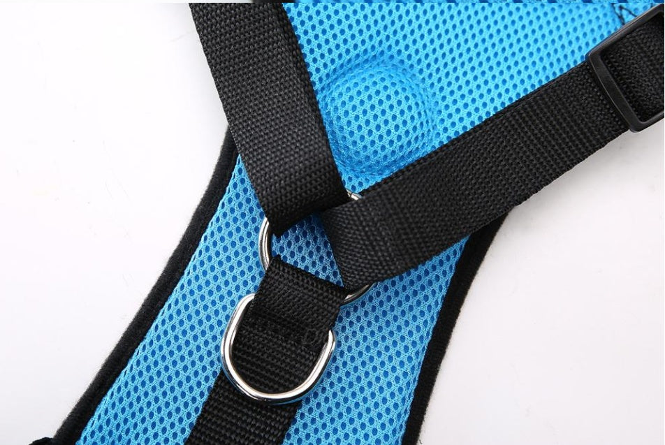 HKM-1025853 Breathable Mesh Dog Harness with Adjustable Chest Strap and Durable D-Ring