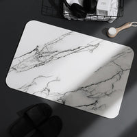 HKM-102611 Diatomite Absorbent Floor Mat in Vertical Pattern and Jazz Marble Designs, Various Sizes Available