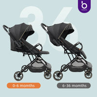 HKM-102739 Compact and Lightweight Folding Stroller for Babies, Ideal for Travel and Airplane Use