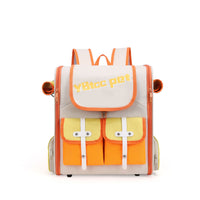 HKM-1028797 Portable Striped Pet Backpack - Breathable Oxford Design for Pets Up to 7.5 kg
