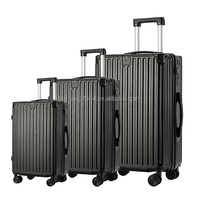 HKM-102931 Four-Piece Luggage Set with Anti-Lock Brake System – 14", 20", 24", 28" Suitcases