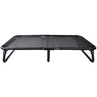 HKM-1030973 Portable Dog Iron Frame Mesh Camp Bed with Mattress - Available in Four Sizes