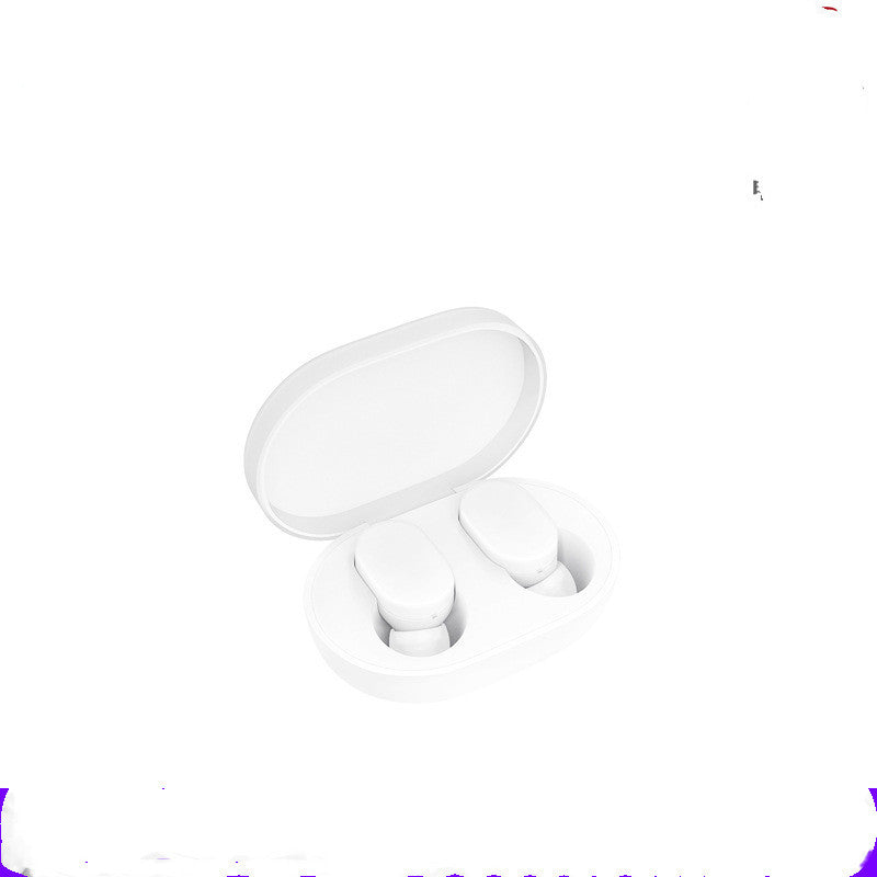 HKM-103187 Wireless Bluetooth Earbuds - Ultra-Small Stereo Sports Earplugs for Driving and Calls, White Color