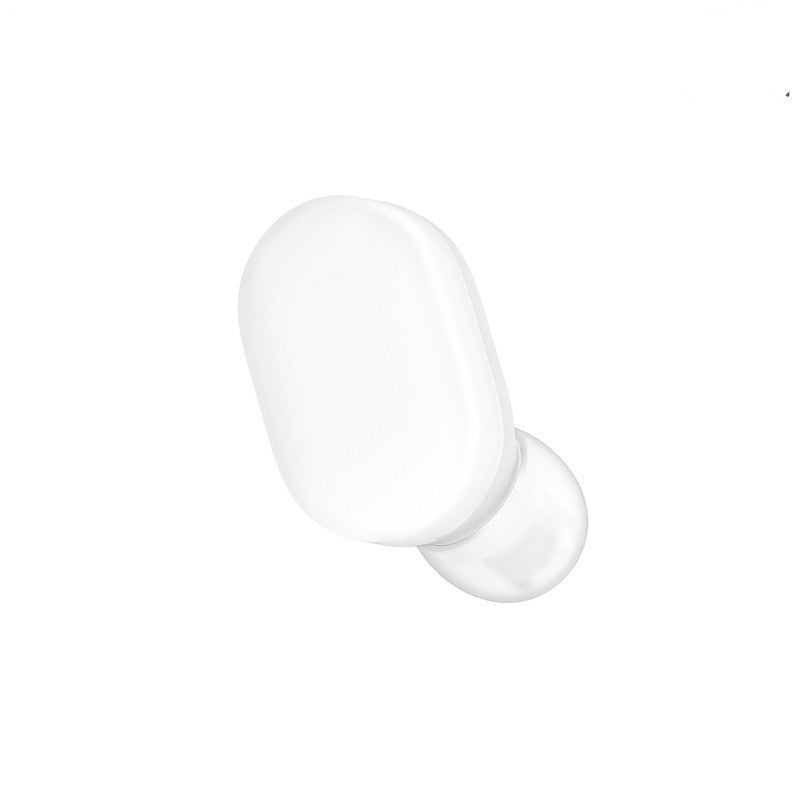 HKM-103187 Wireless Bluetooth Earbuds - Ultra-Small Stereo Sports Earplugs for Driving and Calls, White Color