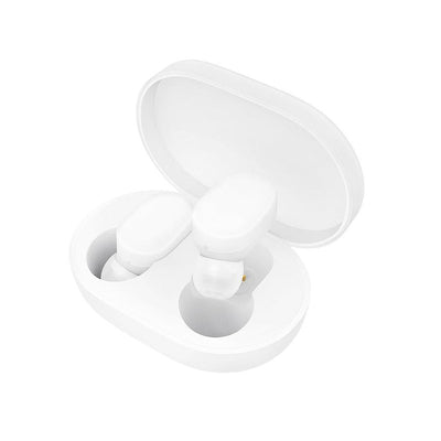 HKM-103187 Wireless Bluetooth Earbuds - Ultra-Small Stereo Sports Earplugs for Driving and Calls, White Color