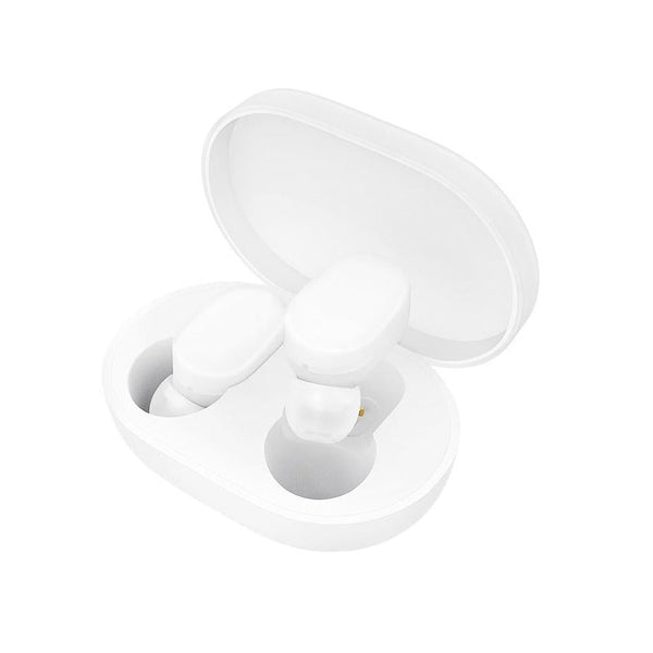 HKM-103187 Wireless Bluetooth Earbuds - Ultra-Small Stereo Sports Earplugs for Driving and Calls, White Color