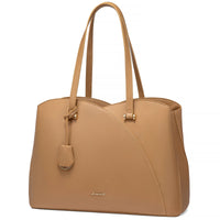 HKM-103251 Designer Office Tote Bag for Women - Large 15.6 Inch Laptop Travel Handbag, Ideal for Work and Business