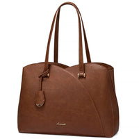 HKM-103251 Designer Office Tote Bag for Women - Large 15.6 Inch Laptop Travel Handbag, Ideal for Work and Business