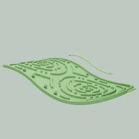 HKM-1033149 Pet Food Leakage Puzzle Toy for Cats and Dogs - Slow Feeding Silicone Mat, 55x32cm