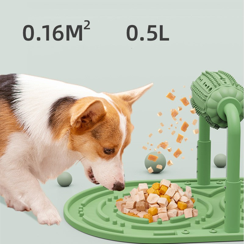 HKM-1033149 Pet Food Leakage Puzzle Toy for Cats and Dogs - Slow Feeding Silicone Mat, 55x32cm