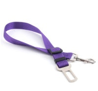 HKM-1034941 Adjustable Dog Seat Belt for Car Safety, Durable Nylon Harness Restraint for Pets 5-20kg