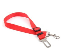 HKM-1034941 Adjustable Dog Seat Belt for Car Safety, Durable Nylon Harness Restraint for Pets 5-20kg