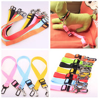 HKM-1034941 Adjustable Dog Seat Belt for Car Safety, Durable Nylon Harness Restraint for Pets 5-20kg