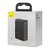 HKM-103571 Fast Charging Gallium Nitride Charger for Mobile Devices - Compact Black or White Design