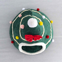 HKM-1036349 Cozy Christmas Tree Pet Cave Bed for Dogs and Cats with Removable Cushion