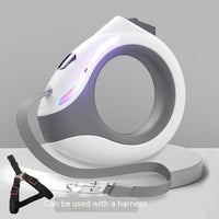 HKM-1037885 Retractable Pet Leash with Light - 3M & 5M ABS Nylon Rope for Outings
