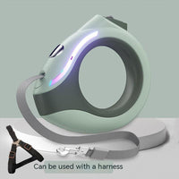 HKM-1037885 Retractable Pet Leash with Light - 3M & 5M ABS Nylon Rope for Outings