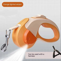 HKM-1037885 Retractable Pet Leash with Light - 3M & 5M ABS Nylon Rope for Outings
