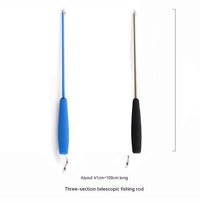 HKM-1038909 Colorful Feather Replacement Head for Cat Toy Fishing Rod - 12 Piece Set