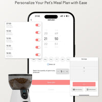 HKM-1039549 Automatic Cat Feeder with HD Camera, Night Vision, 5G WiFi, 2-Way Audio & Smart Alerts - 4L Capacity
