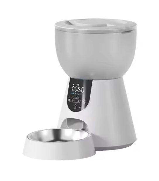 HKM-1039549 Automatic Cat Feeder with HD Camera, Night Vision, 5G WiFi, 2-Way Audio & Smart Alerts - 4L Capacity
