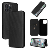 HKM-103955 Solid Color Leather Flip Case for iPhone - Compact and Lightweight Design