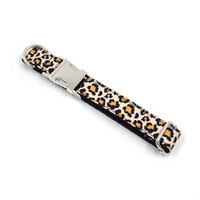 HKM-1040061 Leopard Print Polyester Dog Collar - Fashionable and Simple Pet Accessory