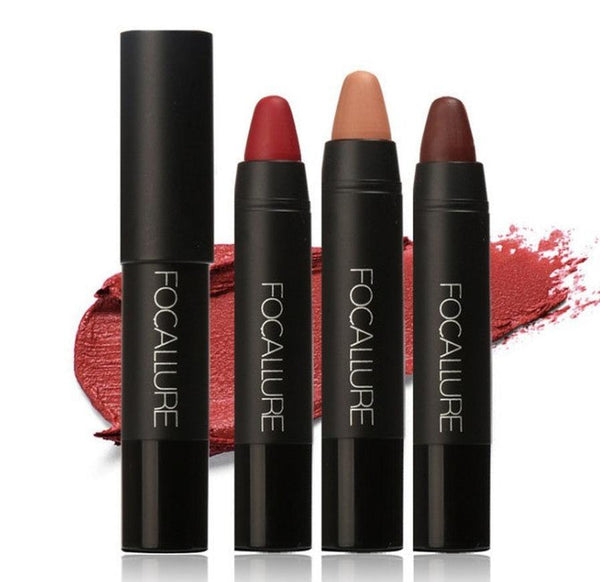 HKM-104083 Focallure Matte Lipstick - Long-Lasting Hydrating Formula with Vitamin E