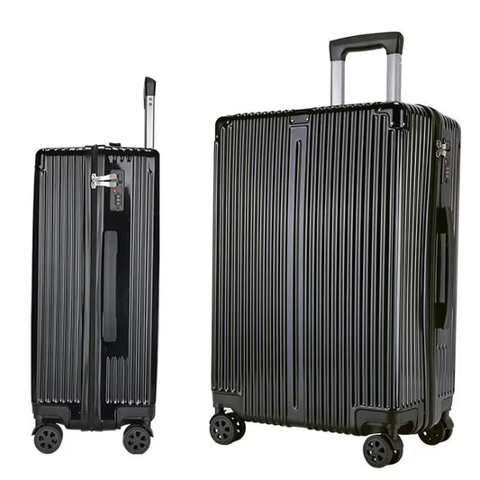 HKM-104083 Soft Shell Travel Luggage Set - 3 Piece Carry-On Suitcases for Convenient Travel