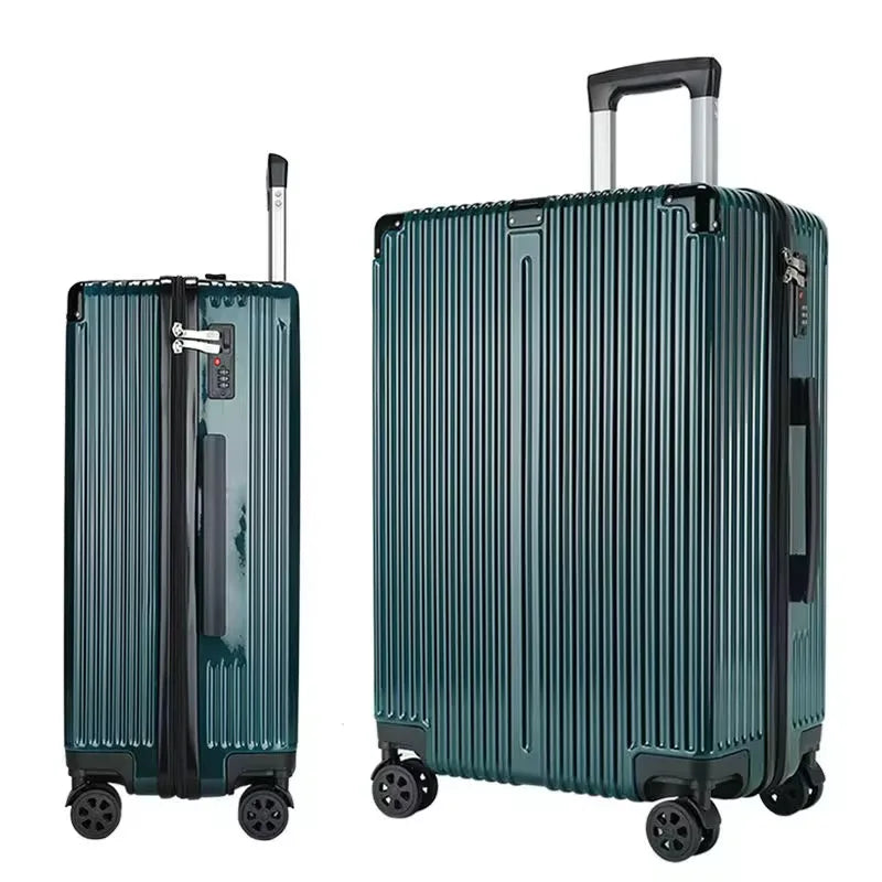 HKM-104083 Soft Shell Travel Luggage Set - 3 Piece Carry-On Suitcases for Convenient Travel