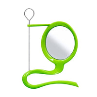 HKM-1041853 Colorful Plastic Bird Feeder - Green Squid Skeleton, Blue Vegetable Basket, Yellow Egg Rack Options