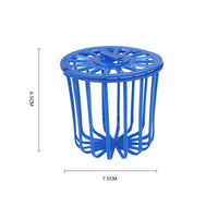 HKM-1041853 Colorful Plastic Bird Feeder - Green Squid Skeleton, Blue Vegetable Basket, Yellow Egg Rack Options