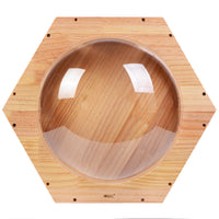 HKM-1042109 Solid Wood Cat Scratching Post with Drilling Hole - Modern Cat Tree Toy