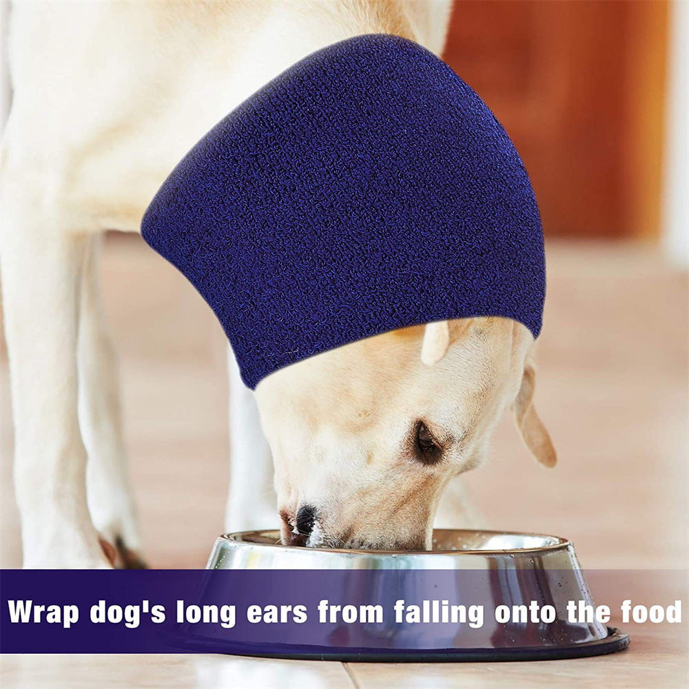 HKM-1042877 Thickened Warm Earmuffs for Pets - Available in Blue, Purple, and Gray