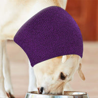 HKM-1042877 Thickened Warm Earmuffs for Pets - Available in Blue, Purple, and Gray
