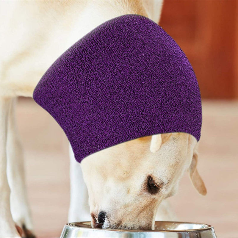 HKM-1042877 Thickened Warm Earmuffs for Pets - Available in Blue, Purple, and Gray