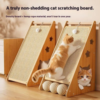 HKM-1044029 Vertical Wear-Resistant Cat Scratch Board with Sisal Hemp Rope