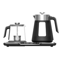 HKM-104467 2.6L Electric Glass Kettle with Double Layers and Digital Keep Warm Function