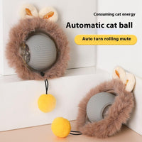 HKM-1045309 Automatic Interactive Rolling Ball Toy for Cats and Dogs, Durable Self-Moving Pet Playball