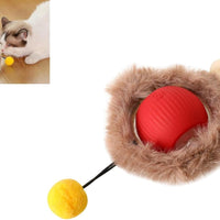 HKM-1045309 Automatic Interactive Rolling Ball Toy for Cats and Dogs, Durable Self-Moving Pet Playball