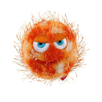 HKM-1045437 Durable Rubber Dog Toy Ball in Orange Yellow and Yellow Green